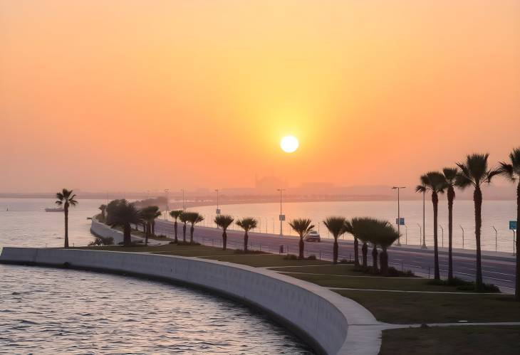 Morning Tranquility at Al Khobar Corniche